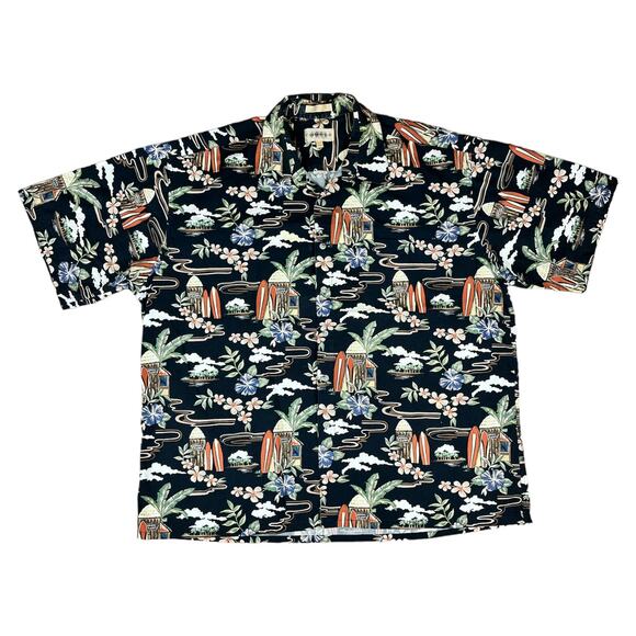 Vintage Campia Moda Wakiki Surf Hawaiian Shirt Mens Sz XXL - Picture 1 of 7